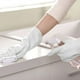 thumbnail image 5 of Guantes de lavavajillas forrados de terciopelo - PVC engrosado, resistentes al agua y al calor • Protección contra el frío • Material impermeable • Verde/blanco 30x8cm • Diseño de dobladillo, 5 of 7