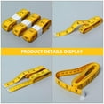 thumbnail image 4 of OULII 2Pcs Portable Tape Measure Measure Synthetic Material Yellow for Craftsman and Seamstress, 4 of 8