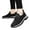 Black, variant on Oyedens Mens Walking Sneakers Anti Slip Casual Slip on Loafers Hiking Oxfords Running Shoes for Men