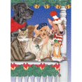 thumbnail image 1 of Mix Dog With Cat Holiday Boxed Cards, 1 of 1