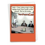 C3548EAG Hilarious Easter Card 'Blackmail Bunny' with Envelope by NobleWorks