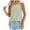 Green, variant on Summer Halter Neck Tank Tops for Women Sequins Print Pleated Loose Fit Sleeveless T-Shirts Flowy Tunic Blouses