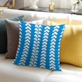 thumbnail image 7 of Blue And White Modern Art Geometric Pillow Covers,Blue And White Modern Art Geometric Throw Pillow Covers 18"×18" ,Living Room Sofa Couch Pillow Covers,Decorative Pillow Covers, 7 of 7