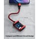 thumbnail image 3 of Adaptador USB-C a 3,5 mm para auriculares y cargador Stouchi Red, 3 of 5