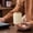 Beige, variant on Portable Ceramic Tea Jar with Bamboo Lid - Travel-Friendly Container for Loose Leaf Tea and Tea Bags