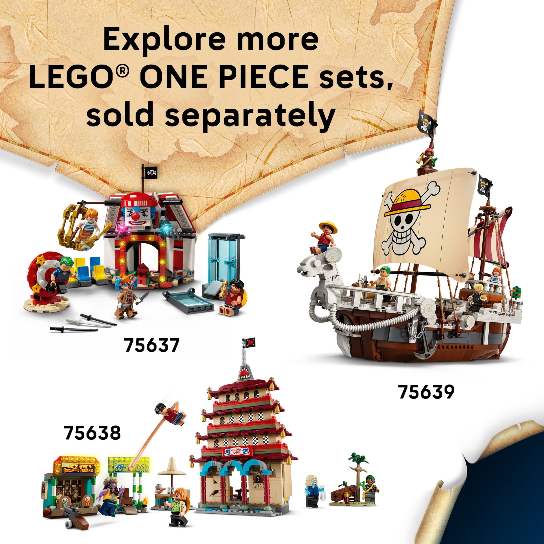 LEGO ONE PIECE Windmill Village Hut Building Blocks - Pretend Play Building Toy for Boys & Girls, Ages 8+ - Gift for Birthdays - Toy Figures & Playset for Anime Fans - 75636