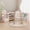 4 In 1-Light Pink, variant on ICEELF 3-in-1 Kids Toy Storage Organizer with 10 Removable Bins, 3-Tier Bookshelf, Drawing Board, Foldable Storage for Playroom, Bedroom, Off-White
