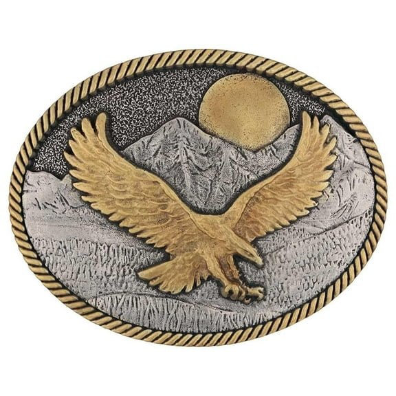 Montana Silversmiths Unisex Mountain Majesty Attitude Buckle - A997P One Size