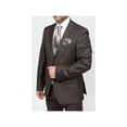 thumbnail image 2 of Mens TOMMY HILFIGER Suit Wool Blend 2 Button Side Vent Shark Texture 0132 Brown, 2 of 11