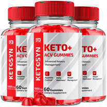 Ketosyn Keto ACV Gummies Vitamin Supplement Apple Cider Vinegar Ketosis Support, 180 Gummies