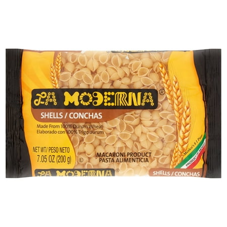 (5 Pack) La Moderna Shells Macaroni Pasta, 7.05