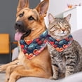 thumbnail image 4 of Hearts Battle Breathable Chiffon Dog Scarf Pack of Two - Translucent Light Pet Collars 16x16x22.8in, 20.9x20.9x30in - Luxurious Pet Accessories for Dogs and Puppies, 4 of 5
