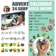 thumbnail image 1 of 24pcs 2022 Christmas Puzzles Advent Calendar Brain Teaser Toy Countdown Calendar, 1 of 5