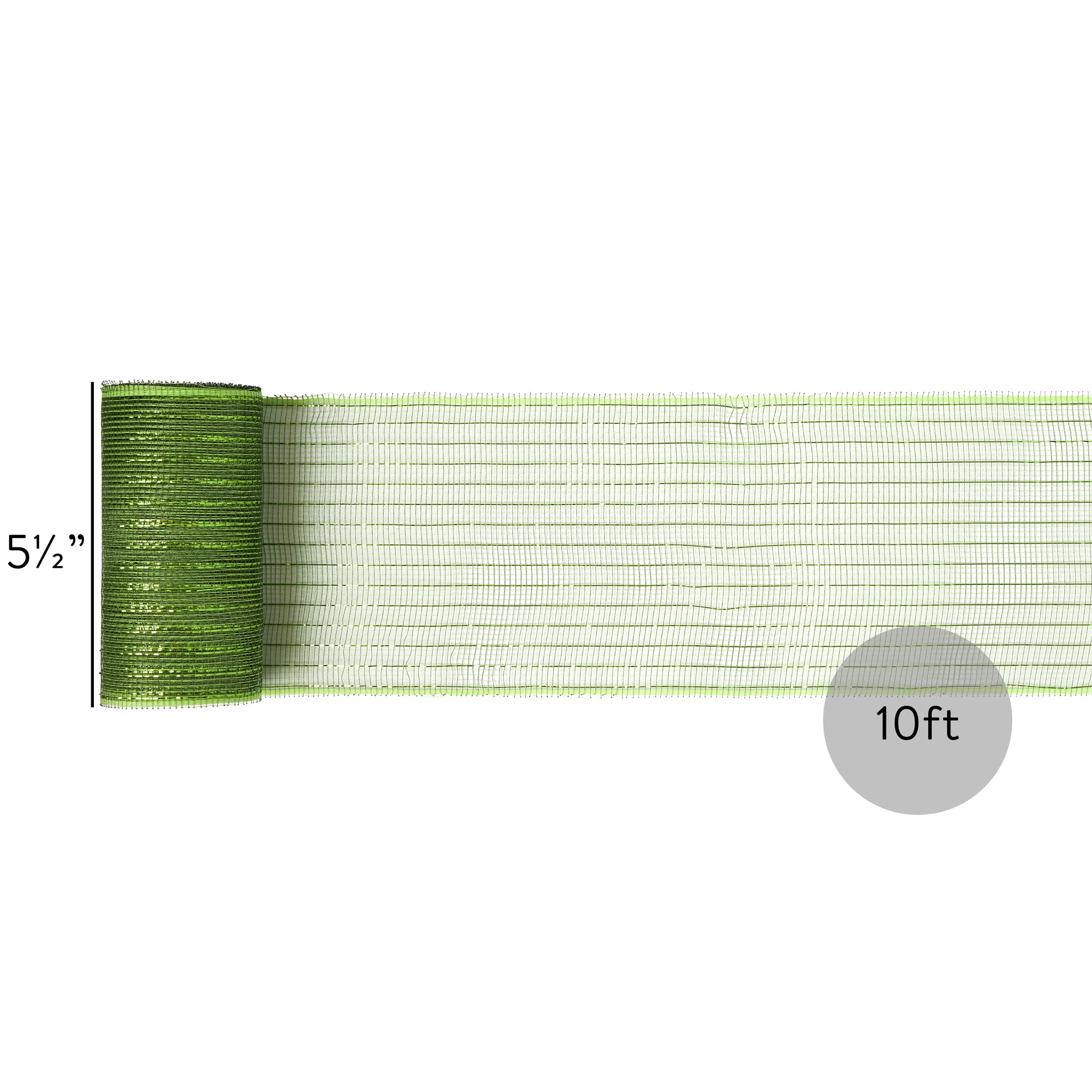 Simplicity Mesh Green 5.5in x 10yd
