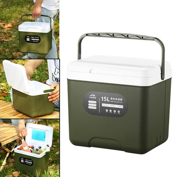 Durable Coche Refrigerador Coche Calor Preservación Cubo Nevera Picnic shamjiam Refrigerador de coche