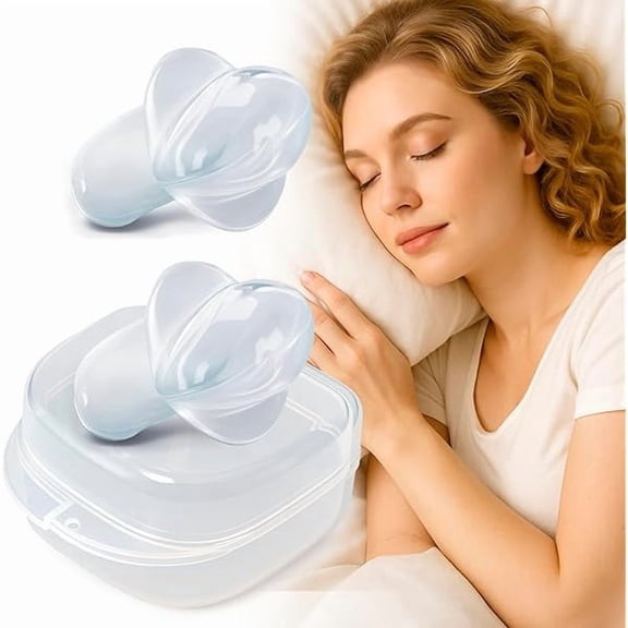 USBSO Anti Snoring Device Mouth Guard - Snoring Solution Tongue Mouthpiece for Men and Women-KB09