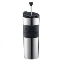 Bodum TRAVEL PRESS French Press Coffee Maker & Mug, 15 oz, Black