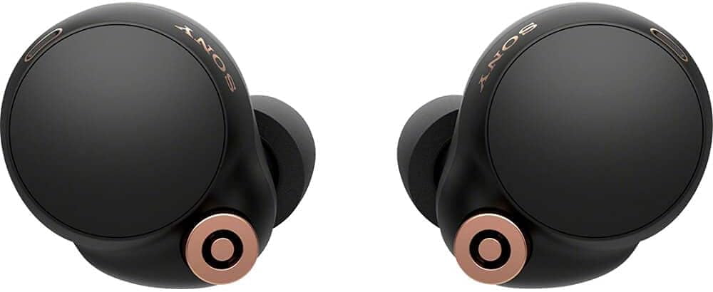 Pre-Owned eReplacements Sony WF-1000XM4, Black (Wireless In-Ear Earbuds) WF1000XM4B-ER