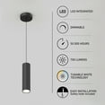 thumbnail image 4 of Artika Groove Luminaire Suspendu Moderne, Noir, 4 of 5