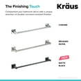 thumbnail image 5 of KRAUS Ventus 18-inch Bathroom Towel Bar, Brushed Nickel Finish, 5 of 7