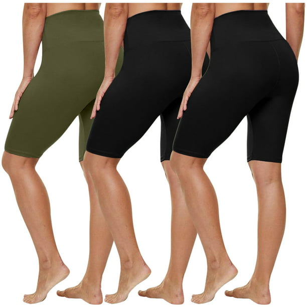 Leggings for Women High Waist Stretch Opaque Tummy Control Gym