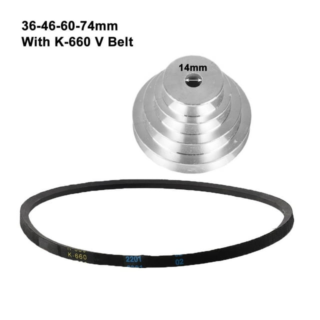 Lefu Pagoda Pulley Wheel V Type Belt Set Transmission Wheel for Benchtop Drill Press