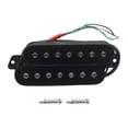 thumbnail image 1 of Fiocias Guitar Pickup 7 String Electric Guitar Humbucker Pickup Double Coil Prewired Circuit Pickup Accessory Pp Material Suitable for Concert Use DIY Customization Black Silver 50mm, 1 of 8