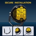 thumbnail image 4 of Foco de trabajo automático combinado de faros delanteros de 7 pulgadas para Jeep Truck ATV (amarillo) Ehuebsd Accesorios para autos y motos, 4 of 5