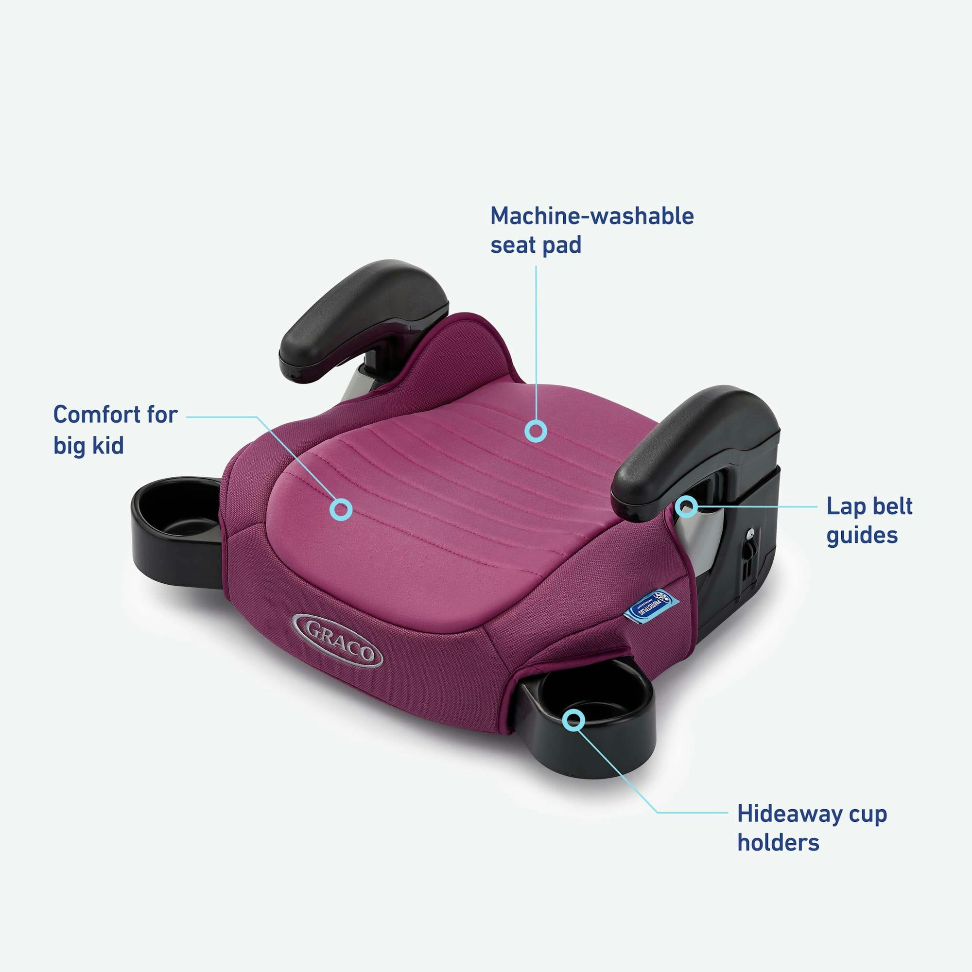 Graco turbo go folding backless booster car seat hotsell