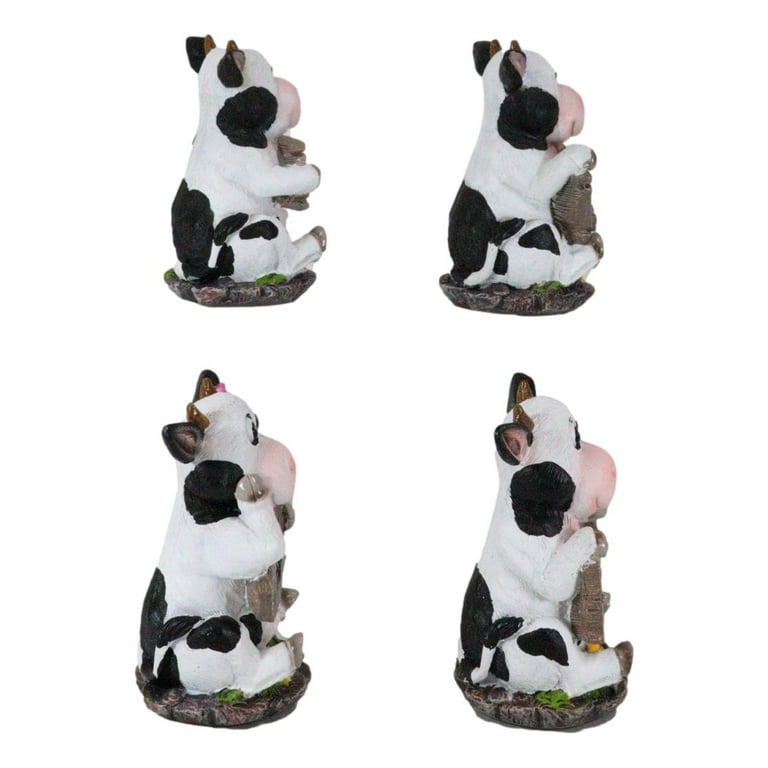 Ebros Gift Ebros Bovine Cow Serving Roasted Chicken Measuring Cups Set of 4  For Baking