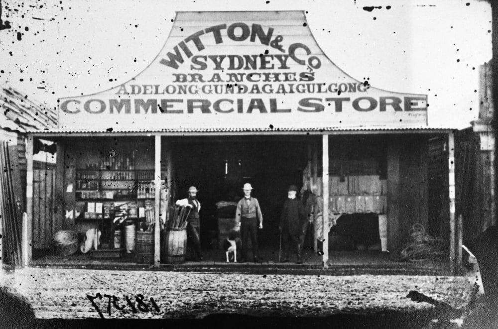 Australia Gold Rush, 1872. /Na General Store In Gulgong, New South
