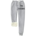 thumbnail image 2 of Symoid Sweatpants for Women, Casual with Pockets Fleece Sweat Pants Drawstring Joggers Gray ,2XL, 2 of 3