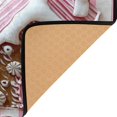 thumbnail image 3 of Yayeee Area Rugs for Living Room 6.7'x4.8' Non Slip Washable Bedroom Floor Carpet, Pink Gingerbread Houses, 3 of 5