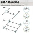 thumbnail image 6 of QFTIME Queen Metal Bed Frame with Recessed Legs, 7-Inch Low Profile Bed Base, Easy Assembly, Mattress Foundation, Headboard Compatible, 6 of 7