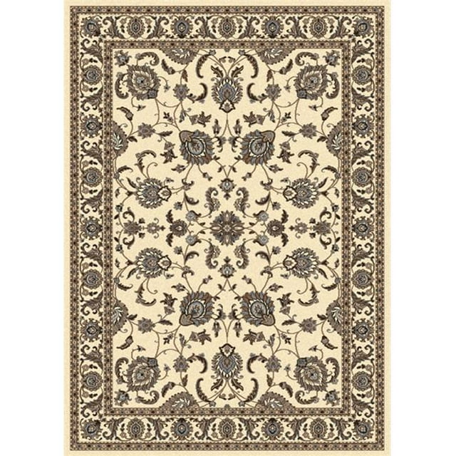 Radici 1426-0031-IVORY Alba Rectangular Ivory Traditional Italy Area Rug- 5 ft. 5 in. W x 7 ft. 7 in. H