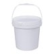 thumbnail image 4 of Cubo de pintura, cubo de pintura de 5 l, cubo de agua multiusos vacío, cubo de almacenamiento con tapa Blanco, 4 of 9