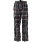 Jonathan K Men's Black Red Plaid Fleece Pajama Pants