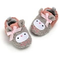 thumbnail image 4 of Infant Baby Boys Girls Slipper Stay On Non Slip Soft Sole Newborn Booties Toddler First Walker Crib House Shoes 0-18 Months, 4 of 7