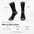 thumbnail image 7 of COOPLUS Mens 6 Pack Hiking Crew Socks Cushioned Moisture Wicking Athletic Outdoor Trekking Boot Socks, 7 of 7