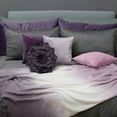 thumbnail image 3 of JWH Deep Purple 3D Textured Flower Throw Pillow Soft Suede Decorative Cushion for Couch Bedroom and Living Room 14x14inches, 3 of 9