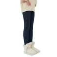 thumbnail image 6 of 3-13Years Winter Girls Fleece Lined Leggings Toddler Kids Thicken Warm Tights Trousers, 6 of 7