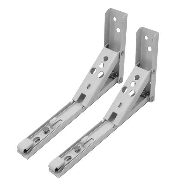 2 Piezas Triángulo Plegable ángulo Soporte Estante Soporte Ahorro de Espacio Bisagras de Pared Soporte DIY para Almacenamiento en El Hogar Dorm 8 pulgadas de blanco Sunnimix Soporte de ángulo plegable
