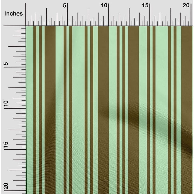 oneOone Polyester Lycra Fabric Bayadere Stripe Print Fabric BTY 56 Inch Wide