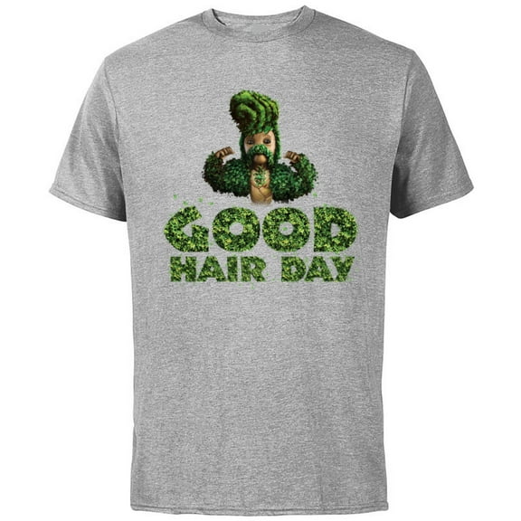 Marvel Studios I Am Groot Good Hair Day - Short Sleeve Cotton T-Shirt for Adults - Customized-Athletic Heather