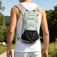 thumbnail image 6 of Fgnfyis Womens Backpack Multifunctional Outdoor Running Pack Lightweight Vest Breathable Mesh Reflective Secure Storage Men Hiking Backpack Men Mint Green, 6 of 7