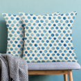 thumbnail image 3 of Polka Dot Pillow Covers 18x18 Set of 2, Blue Teal Watercolor Aesthetic Decorative Throw Pillow Covers Farmhouse Linen Modern Boho Design Pillowcase for Couch Sofa Home Outdoor Decor, 3 of 5