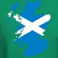 thumbnail image 3 of CafePress - Scotland Flag Map Dark T Shirt - Men's Classic Graphic Cotton T-Shirt, 3 of 4