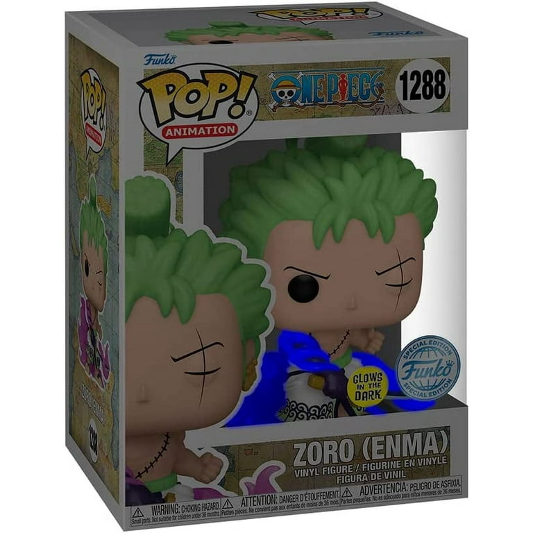 Funko Pop Onepiece : ZORO (ENMA) #1288 Vinyl Figure (Glows) – POPNATION