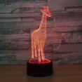 thumbnail image 1 of Night Light for Kids, Animal Giraffe USB Insert Rechargeable 3D Illusion Lamp 16 Colors Change with Remote Control Bedroom Sleep Light Home Decorative Gift, 1 of 5