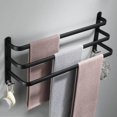 thumbnail image 2 of Rustproof Towel Bar Shower Towel and Rail Round Rack Kitchen Bathroom 3 Layer 40cm, 2 of 8